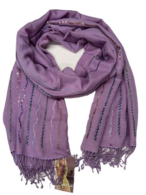Foulard Codello XXL cachemire soie soie soie pashmina écharpe