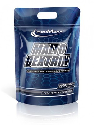 8 /kg - Ironmaxx Maltodextrin (2000g Beutel) (Weight Gainer Mass)