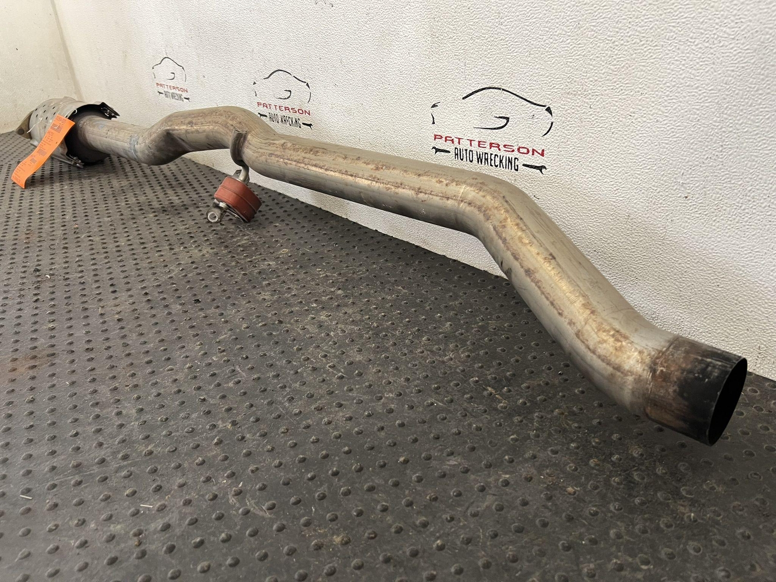 03-10 BENTLEY CONTINENTAL GT REAR PASSENGER EXHAUST TAIL MID DOWN PIPE MUFFLER
