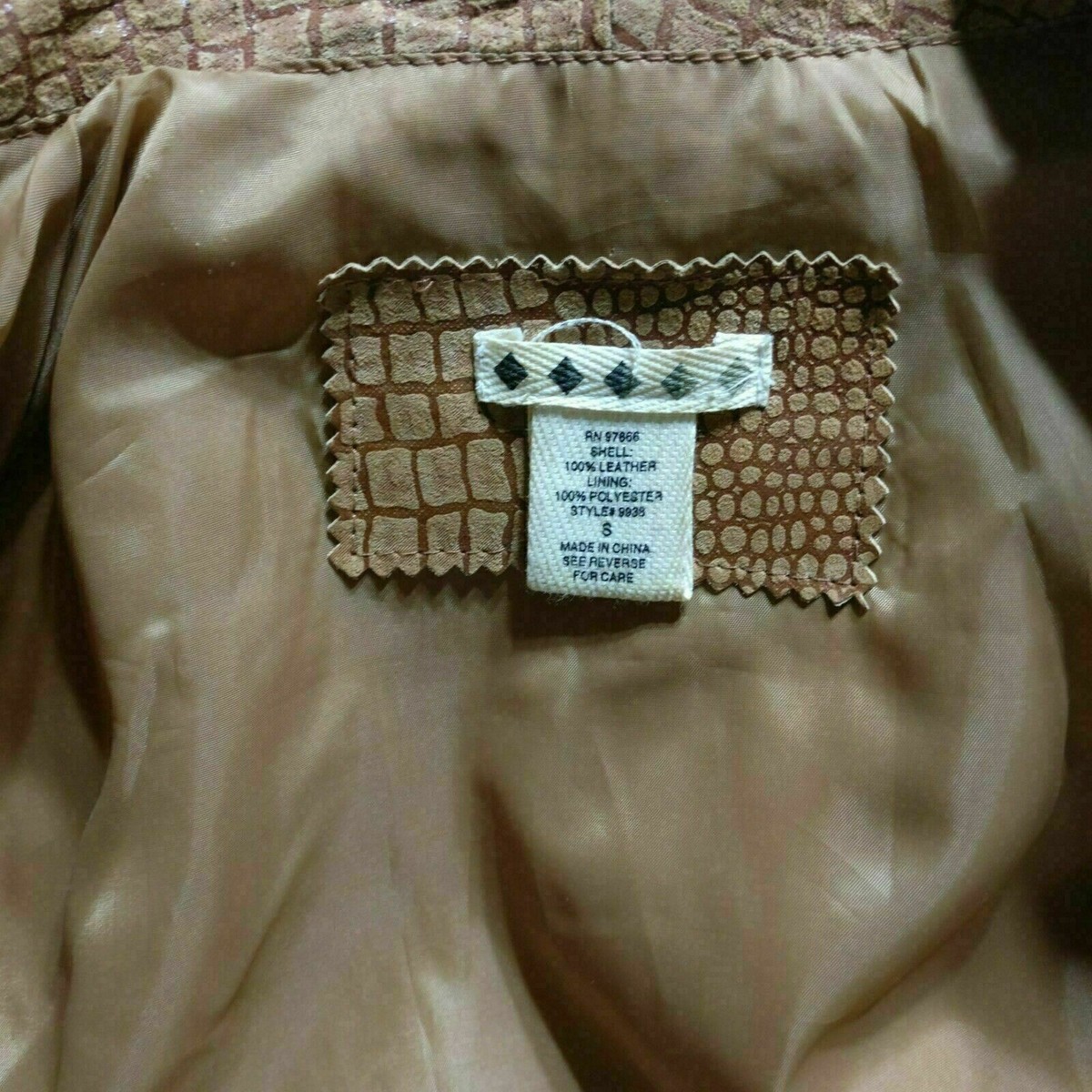 Veste en cuir suédé, ocre | MAX&Co