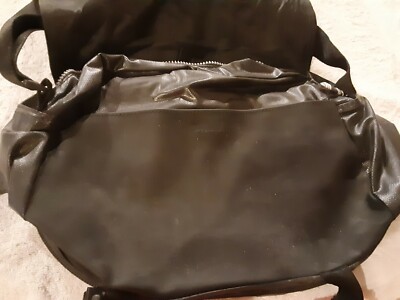 213 Freeway Black Messenger Bag With Rubber 'Lug' Bottom (New) | eBay
