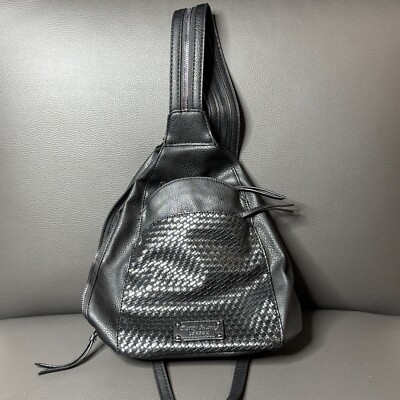 Darcy Marks London Vegan Black Leather Sling Backpack Convertible Punk Goth | eBay Darcy Marks London Vegan Black Leather Sling Backpack Convertible Punk Goth | eBay