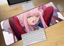 Anime for Darl in The FRANXX Large Gaming Mouse Pad RGB light colorfuL 30 80cm