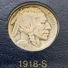 1918-S Buffalo Nickel Ch FINE