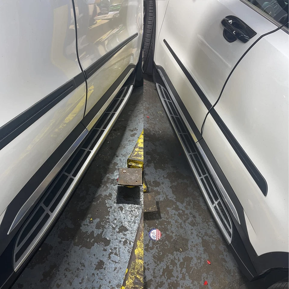 Aluminio para estriberas Kia Sorento 2021-2024 2025 peldaño lateral barras Nerf Foto 3 de 4