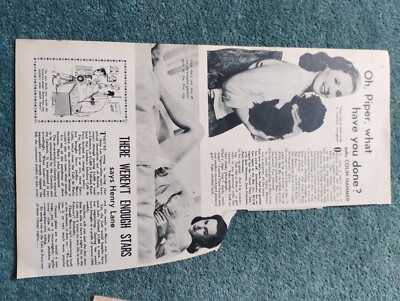Sk86 Ephemera 1957 Article Piper Laurie