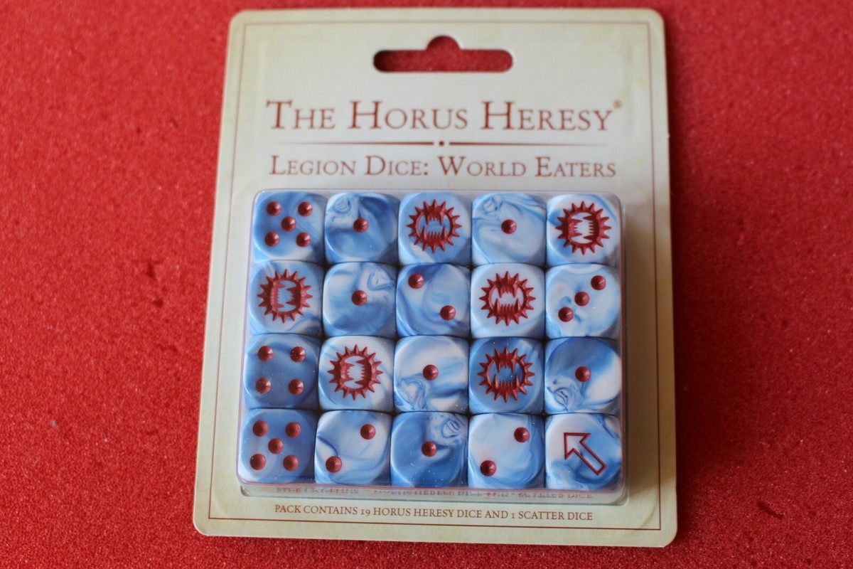 Games Workshop Forgeworld World Eaters Legion Dice Warhammer 40k