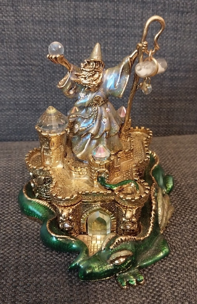Kirks Folly Wizard Remember The Magic Trinket Box Dream Keeper's