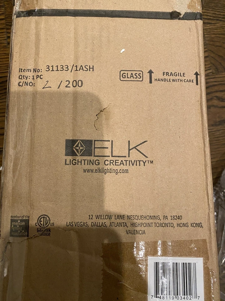 ELK LIGHTING 31133/1ASH  1-Light Mini Pendant in Satin Nickel Green - Image 2 of 4