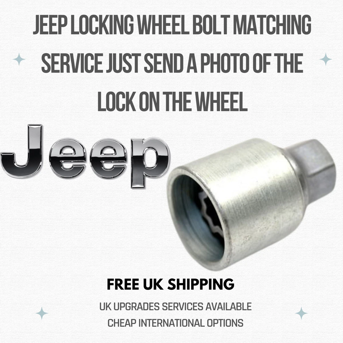 Jeep locking best sale wheel nuts