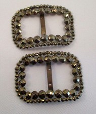 Vintage Cut Steel Shoe Buckles