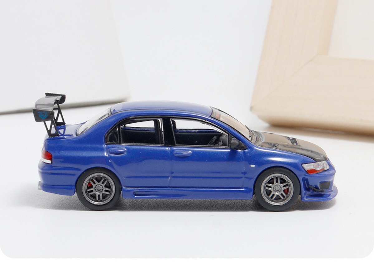 Fast Speed 1/64 Scale Lancer EVO VII Blue Diecast car Model Toy | eBay