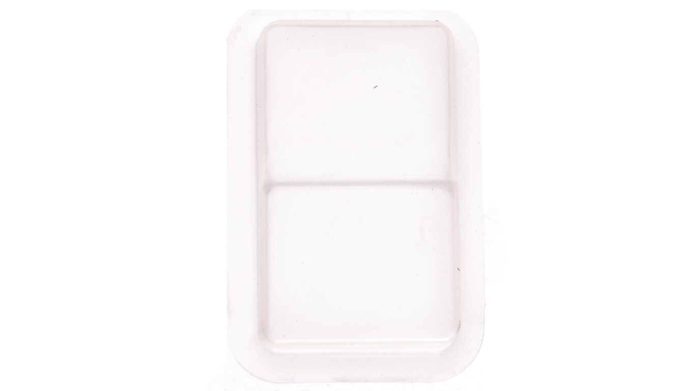 Button cover with a double head, diameter 22 mm, transparent ZBW008A /T2UK