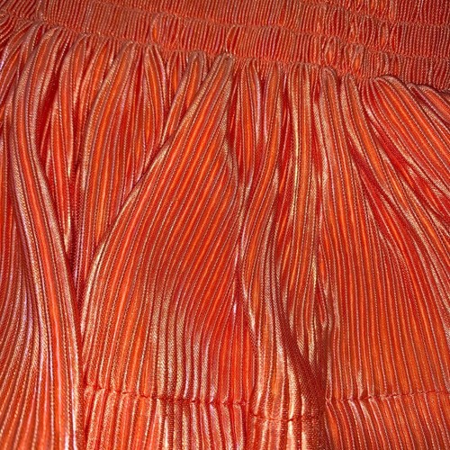 Queen Of Sparkles Swing Shorts Girls XS Orange High Rise Stretch - Picture 3 of 8