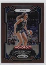 2024 Panini Prizm Monopoly WNBA Brown Prizm 74/249 Monique Billings #19 15tx