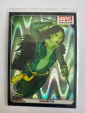 2022 UD Marvel Platinum Teal Wave GAMORA 483/799