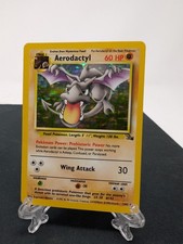 Aerodactyl 1/62 Fossil Holo Authentic Pokémon Card MP Condition