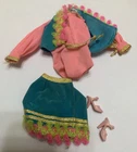 Vintage Barbie #1458 Gypsy Spirit 3 Piece Outfit Mod Era 1970 W/ SHOES