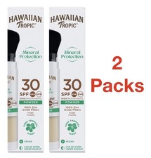 2 x Hawaiian Tropic Mineral High Protection Sunscreen Powder SPF 30 Vegan