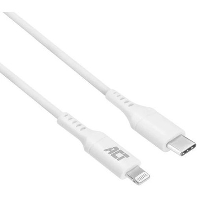 ACT USB-C to Lightning Load and Data Cable 1M MFI Certified