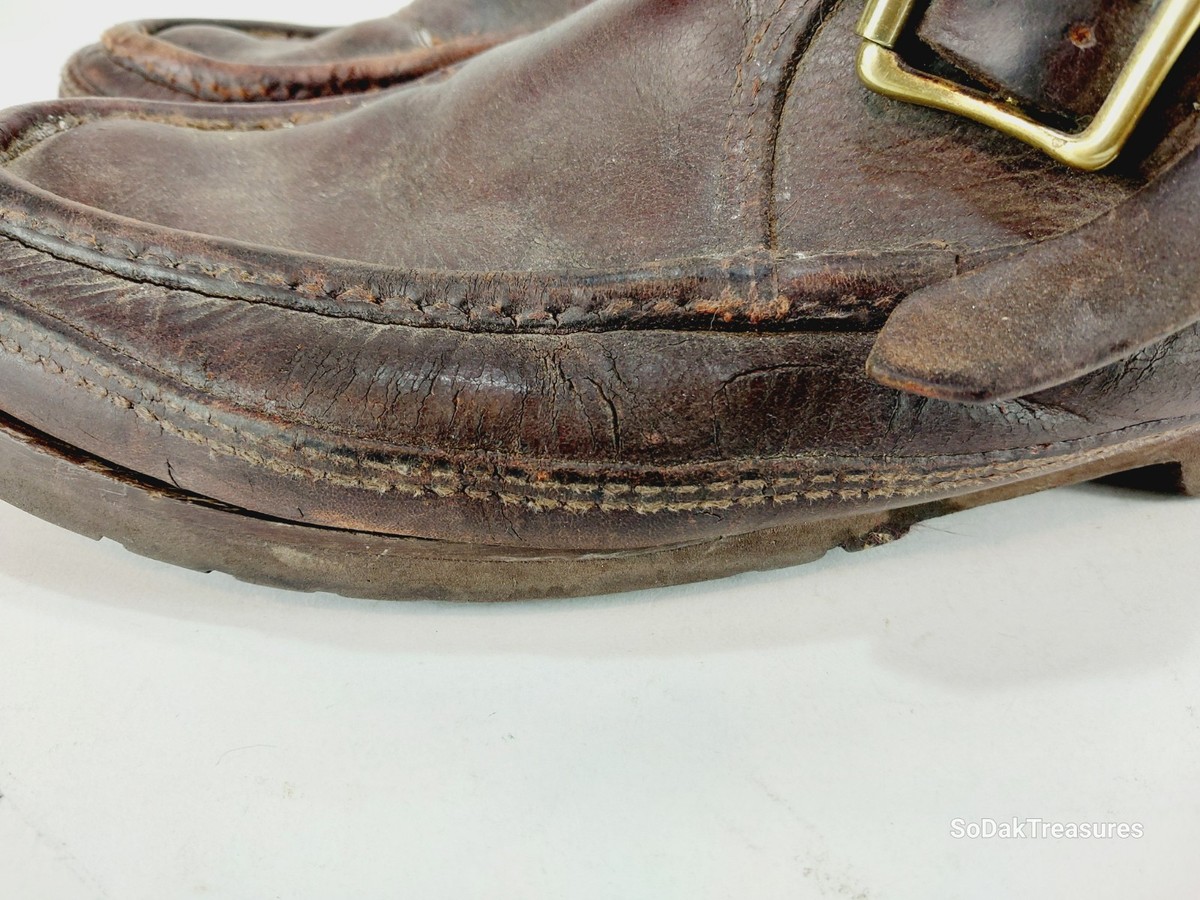 Vintage Russell Moccasin Zephyr Size 10.5 Brown Leather Vintage Russell Moccasin Zephyr Size 10.5 Brown Leather