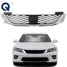 For Honda Accord Coupe 201320142015 Front Bumper Shell Grille Chrome Molding