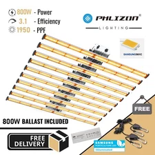 PHLIZON 8000W LED Commercial Grow Light Full Spectrum Indoor Plants Hydroponics