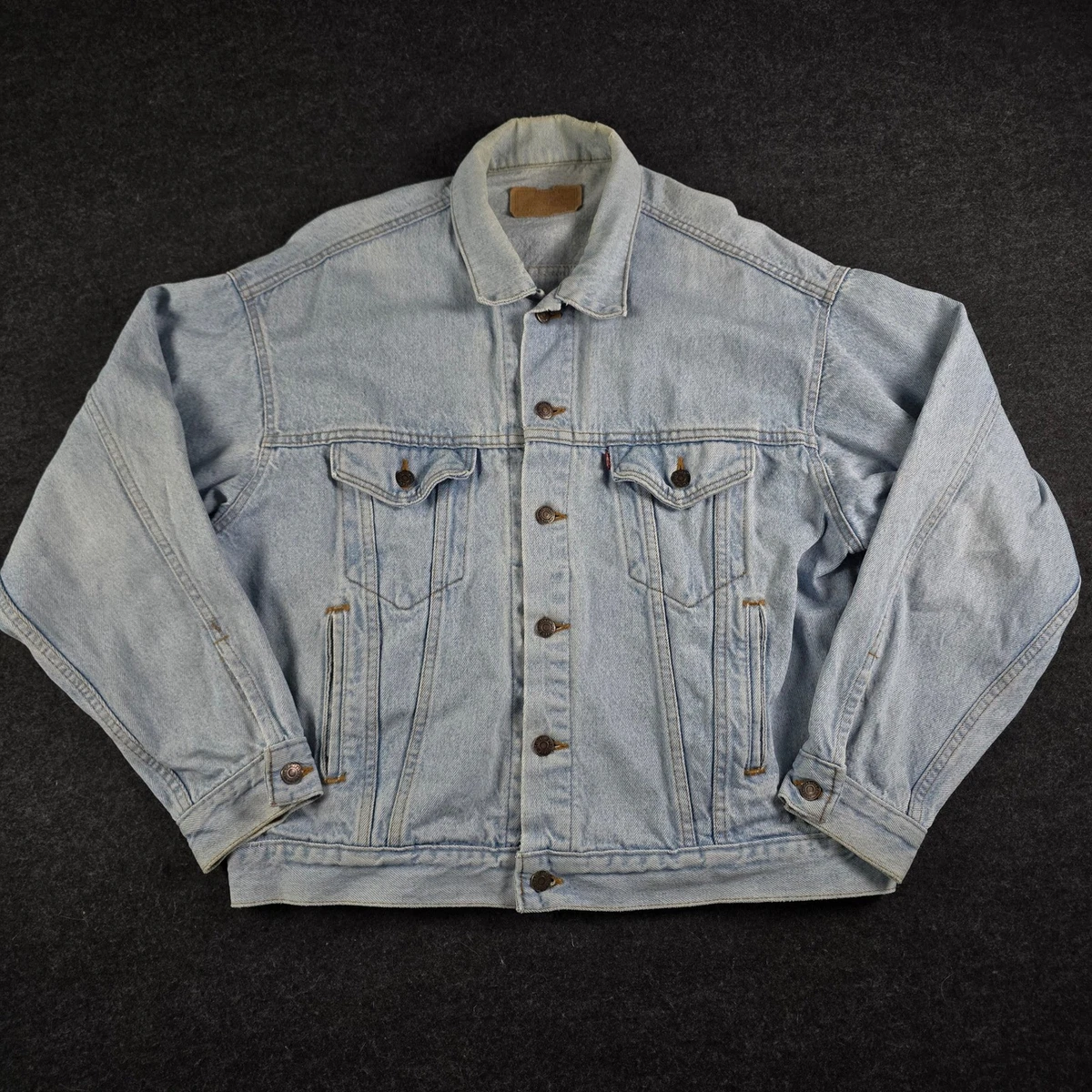 Vintage Mens Levi Jean Jacket In Vintage Outerwear Coats & Jackets