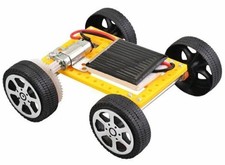 Solar Powered Toy Car Kit STEM DIY - Yellow