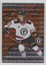 2021-22 SP Game Used CHL Edition Orange Foilboard 109/499 Zachary Bolduc #48 2vh