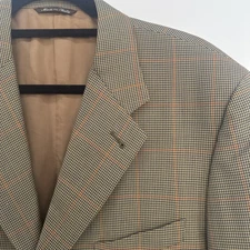 Canali Proposta Wool Sport Coat Blazer Mens 42R Italy 52 Made in Italy