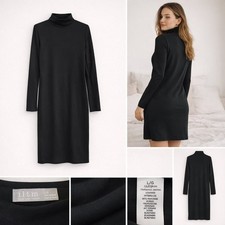 I Love Tyler Madison Black Turtleneck Long Sleeve Dress Size Large