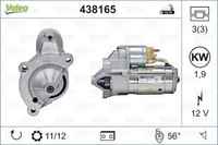 Valeo Starter FüR CitroËN Ds Passend FüR Fiat Peugeot
