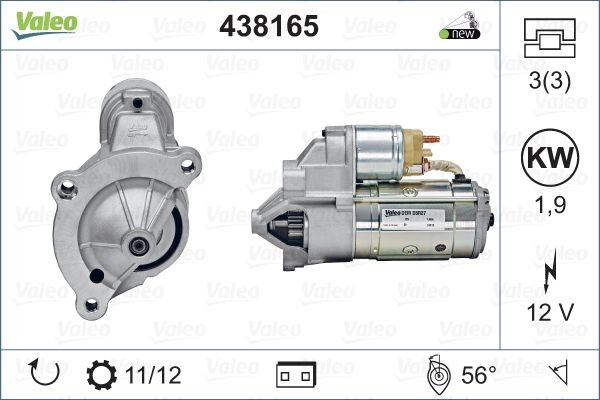 Valeo Starter FüR CitroËN Ds Passend FüR Fiat Peugeot-image