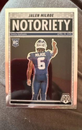 2025 Panini Mosaic - Notoriety Jalen Milroe #15 Mosaic Prizm (RC)