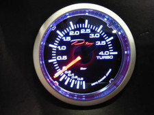 Depo Racing 60mm Turbo Boost Gauge 4b Series Black Face High Precision Spo