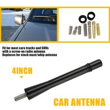 4-Inch Black Truck Antenna for Chevy Silverado  GMC Sierra 1999  2025 , 4 Inch