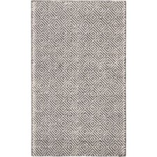 Vermont VRM305 Hand Woven Accent Rug - Ivory/Black - 2'3"x4' - Safavieh.