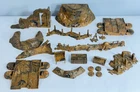 Vintage Marx WW2 Battleground Playset Terrain Fortifications Equipment Lot