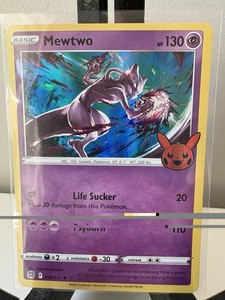 Mewtwo Halloween Card