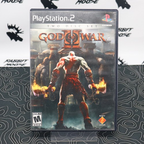 God Of War II 2 PS2 - Two Disc Set (Playstation 2, PS2) Komplett CIB Black Label