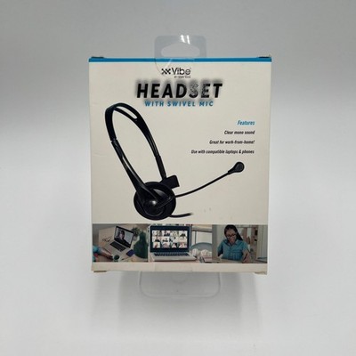 VIBE HEADSET Microphone Black New In Box