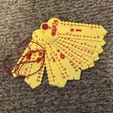 Learning Wrap-Ups Math Fact Key Yellow Multiplication Lace Up