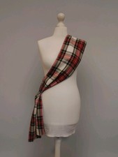 Tartan Sash Burns Night Fancy Dress Scottish Dress Stewart Budget Sash 1.8m/6ft