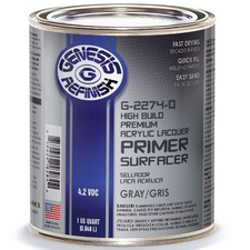 GENESIS REFINISH G-2274-Q HIGH BUILD GRAY LAC...