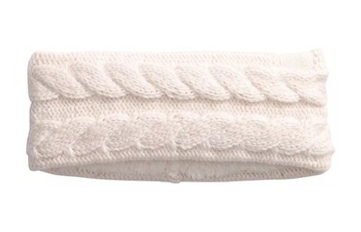 THE NORTH FACE Oh Mega fleece lined women's headband earwarmer- White