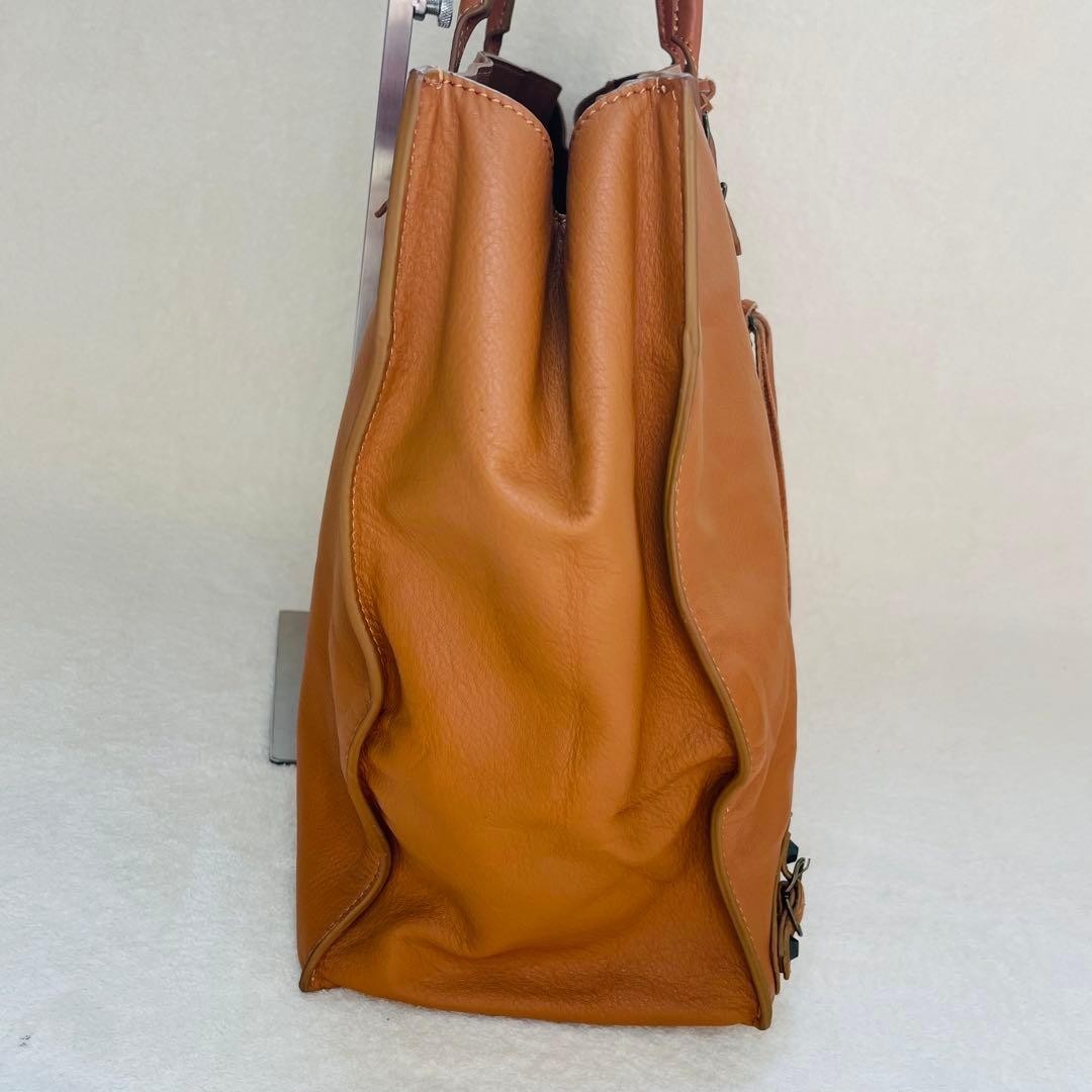 BALENCIAGA Authentic Women Paper City Tote Bag Rare Handbag Grunge Archive Used image 4