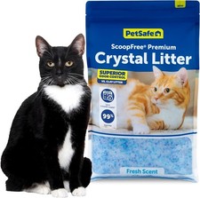 8 lb Bag Crystal Cat Litter Ultra-Absorbent Silica Universal Litterbox Crystals