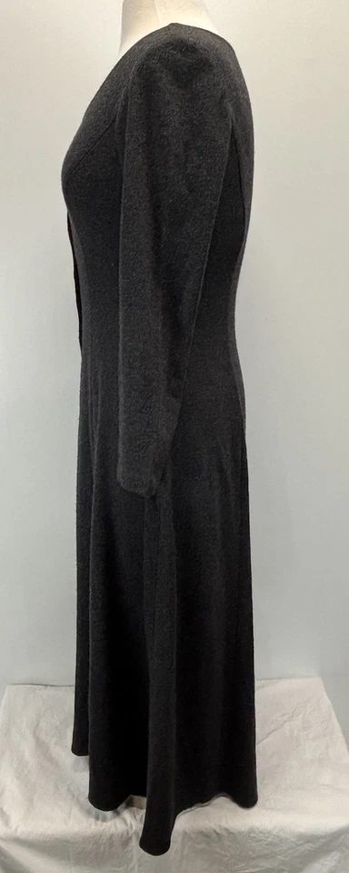 Vestido De Colección All That Jazz Midi 7 8 Juniors Gris Botón Frontal Pradera EE. UU. 90s Y2K Foto 2 de 4