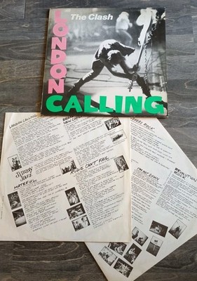 The Clash - London Calling -   Vinyl  - 2 LP  - Original 1979 -  VG+/VG